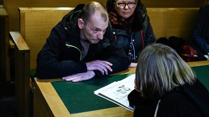 Pierre-Emmanuel Germain-Thill est une des victimes du père Preynat qui s'oppose au receuil de témoignages qui devait être publié aux éditions Temps Présent.&nbsp; (JEAN-PHILIPPE KSIAZEK / AFP)