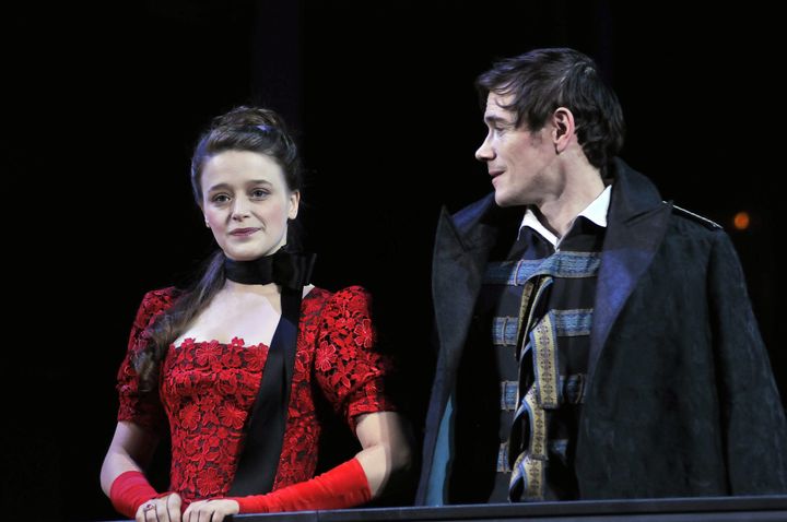 Adeline d'Hermy (Silvia) et Loïc Corbery (Le prince)
 (Raymond Delalande / SIPA)