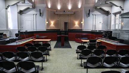 La cour d'assises de Savoie, à Chambéry, où Nordahl Lelandais comparaîtra&nbsp;du 3 au 12 mai pour le meurtre du caporal Arthur Noyer en 2017. (PHILIPPE DESMAZES / AFP)