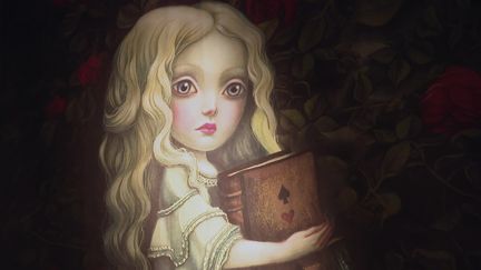 Alice, l'héroïne de Lewis Carroll, vue par l'illustrateur Benjamin Lacombe. (FRANCE 3)