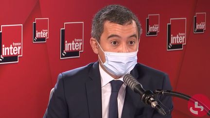 Gérald Darmanin, ministre de l'Intérieur, le 27 octobre 2020. (FRANCEINTER / RADIOFRANCE)