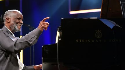 Ahmad Jamal en concert à Marciac, le 5 août 2016
 (Rémy Gabalda / AFP)