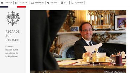 Capture d'&eacute;cran du site&nbsp;Elysee.tumblr.com, lanc&eacute; le 16 juillet 2013. (FRANCETV INFO)