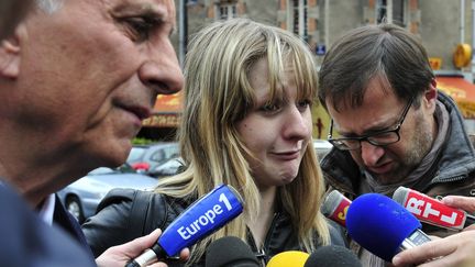 C&eacute;cile Bourgeon, la m&egrave;re de Fiona, &agrave; Clermont-Ferrand (Puy-de-D&ocirc;me), le 16 mai 2013. (MAXPPP)