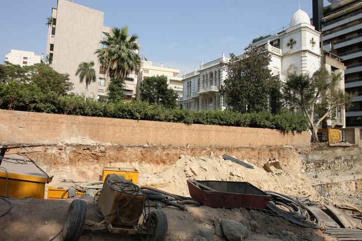 Le musée Sursock, au début de sa restauration en 2008
 (Joseph Barrak / AFP)