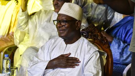 Ibrahim Boubacar&nbsp;Keïta, le 27 juillet 2018, à Bamako (Mali).&nbsp; (ISSOUF SANOGO / AFP)