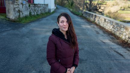 Axelle Richardson, présidente de l'association des saisonniers de Lourdes et de la Vallée, le 23 novembre 2020. (FRED SCHEIBER / AFP)