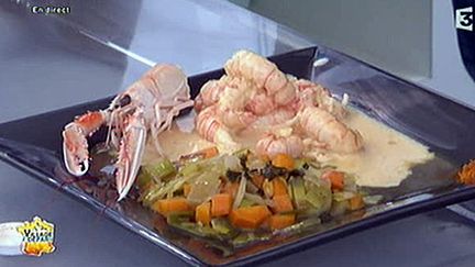 Langoustines au kari gosse