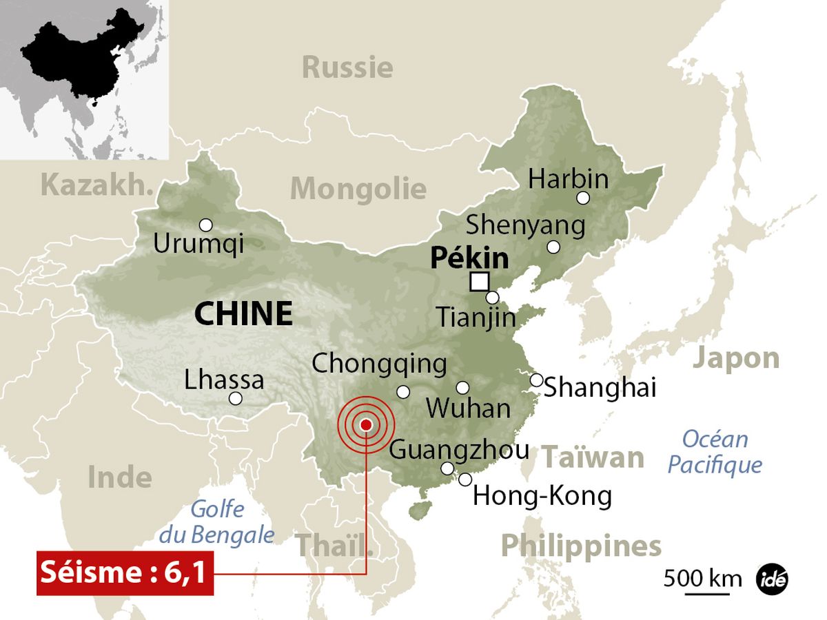 Chine Pres De 400 Morts Dans Un Seisme