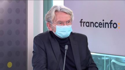 Jean-Claude Mailly, secrétaire général de Force Ouvrière (FO) de 2004 à 2018, le 24 mai 2021 sur franceinfo. (FRANCEINFO / RADIO FRANCE)