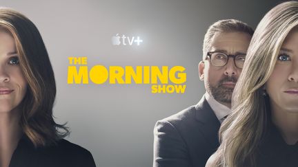 L'affiche promotionnelle de la série "The Morning Show", dont les trois premiers épisodes sont disponibles sur AppleTV+ à partir du 1er novembre 2019. (APPLETV+)