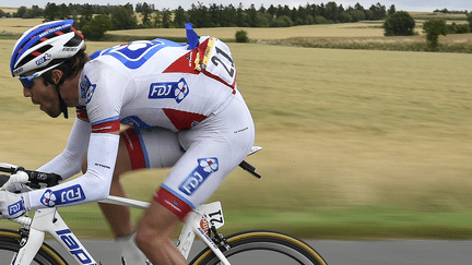 Le coureur Thibaut Pinot (FDJ) lors de la cinqui&egrave;me &eacute;tape du Tour de France 2015, mercredi 8 juillet. (REUTERS)