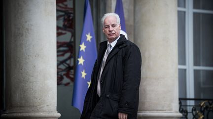 Le ministre délégué chargé des Petites et moyennes entreprises,&nbsp;Alain Griset, devant l'Elysée, le 10 décembre 2018. (ARTHUR NICHOLAS ORCHARD / HANS LUCAS / AFP)