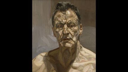 Lucien Freud, Reflection (Self-portrait), 1985, Private collection, Ireland
 (The Lucian Freud Archive. Photo: Courtesy Lucian Freud Archive)