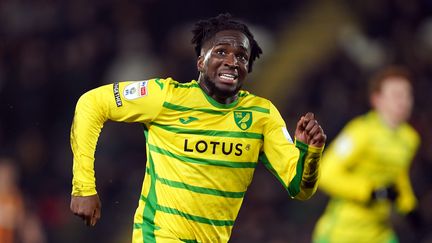 Jonathan Rowe, formerly of Norwich City, during a match at the MKM Stadium in Hull, England on January 12, 2024. (MIKE EGERTON / MAXPPP)