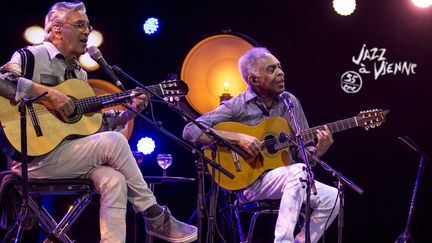 Caetano et Gil, à Vienne le 3 juillet 2015
 (Jean-François Lixon)