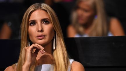 Ivanka Trump lors de la convention républicaine à Cleveland (Ohio, Etats-Unis), le 19 juillet 2016. (ROBYN BECK / AFP)