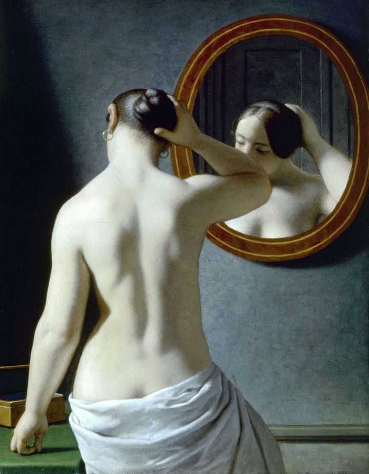 Christoffer Wilhelm Eckersberg : "femme devant un miroir"
 (/AP/SIPA)