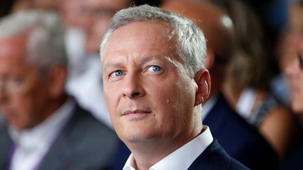 Bruno Le Maire, candidat à la primaire de la droite, ici à Jouy-en-Josas le 31 août. (CHARLES PLATIAU / REUTERS)