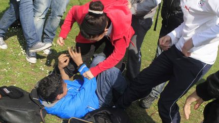  (Photo d'illustration des "incidentes graves" dans les collèges et lycées © Sipa)