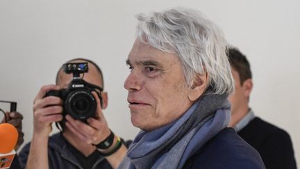 L'homme d'affaires Bernard Tapie lors de son procès, le 4 avril 2019, au tribunal de Paris. (BERTRAND GUAY / AFP)