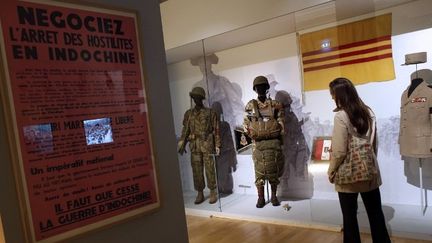 L'exposition "Indochine. Des territoires et des hommes, 1856-1956"
 (THOMAS SAMSON/AFP)