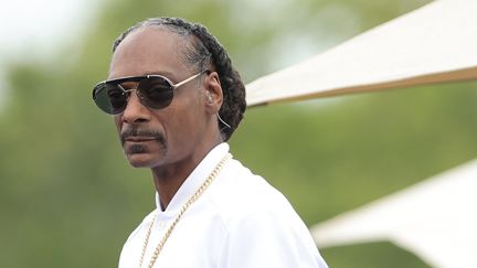 Rapper Snoop Dogg on July 26, 2024, in Paris, as he waits for the opening ceremony of the Summer Olympics. (TERESA SUAREZ/EPA/MAXPPP)