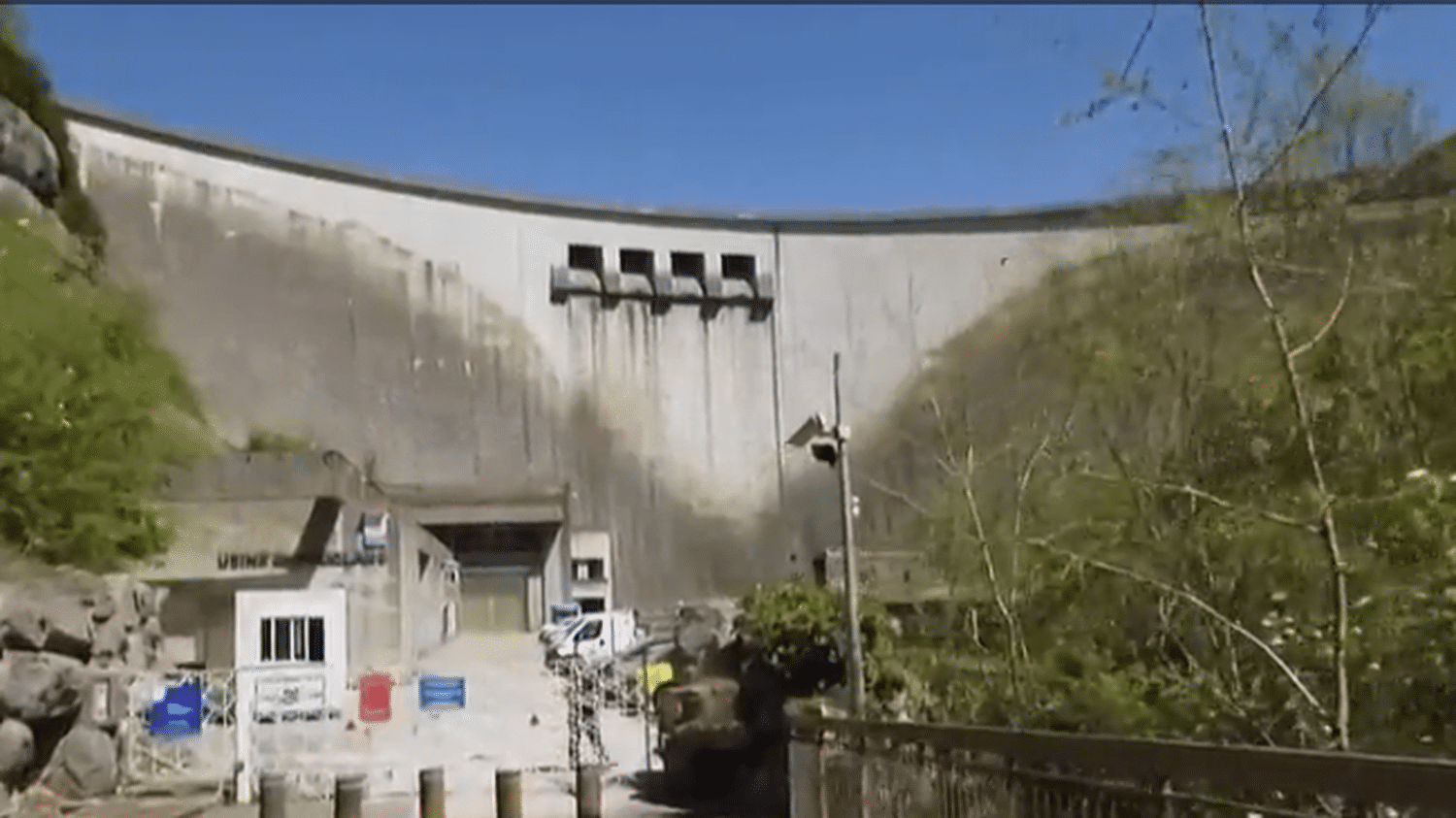 fissure du barrage