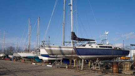 Photo d'illustration non datée d'un paquebot de croisière amarré aux&nbsp;Bassins à Flots à Bordeaux (Gironde).&nbsp; (MAXPPP)