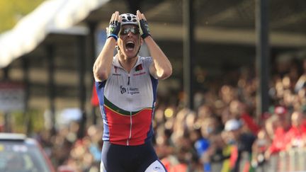 Rui Costa (Portugal) devient champion du monde sur route à Florence (LUK BENIES / AFP)