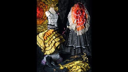 Costumes du Franch Cancan
 (Les folies Bergères)