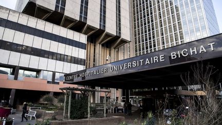 L'hôpital Bichat, où sont hospitalisés plusieurs patients atteints du coronavirus 2019-nCoV, à Paris, le 29 janvier 2020. (CHRISTOPHE ARCHAMBAULT / AFP)