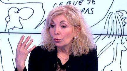 Maryse Wolinski sur le plateau du Soir3
 (France 3 / Culturebox)