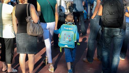 Une rentrée scolaire à Montpellier, le 3 septembre 2013. (NICOLAS GUYONNET / HANS LUCAS / AFP)