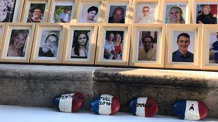 Le mémorial en hommage aux victimes de l'attentat du 14 juillet 2016, dans les jardins de la villa Masséna à Nice. (MAXIME BACQUIÉ / FRANCE-BLEU AZUR)