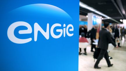 Une réunion du groupe Engie se tient à Paris, le 28 avril 2015.&nbsp; (ERIC PIERMONT / AFP)