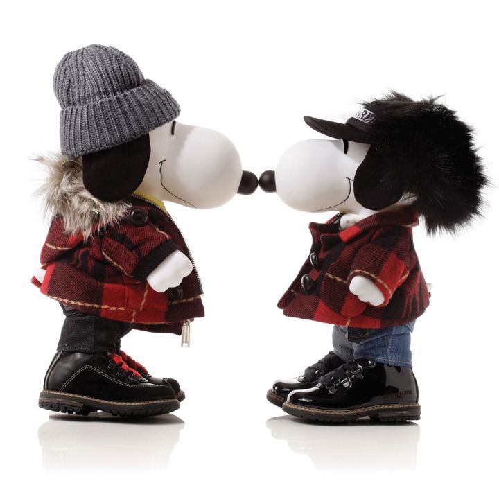 Snoopy &amp; Belle relookés par Dsquared, septembre 2015 
 (PEANUTS WORLDWILDE LLC)