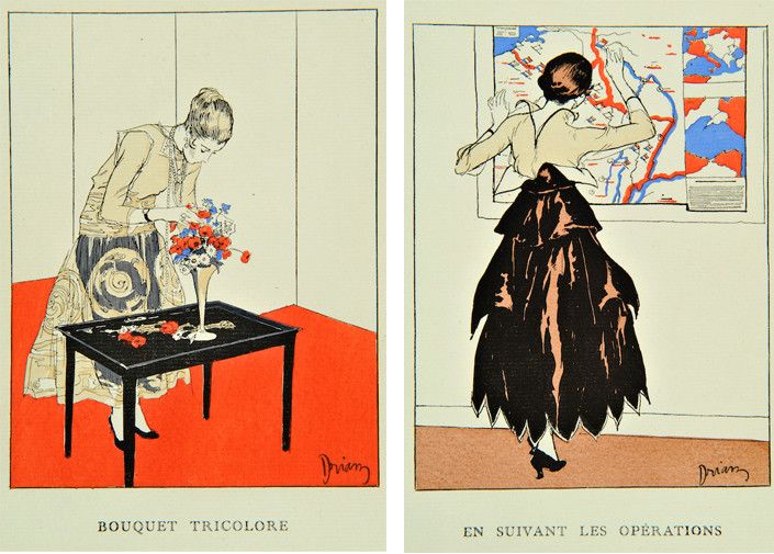 Expsoition "Mode &amp; femmes 14/18" : extraits de la Gazette du Bon Ton. 1915
 (Bibliothèque Forney)