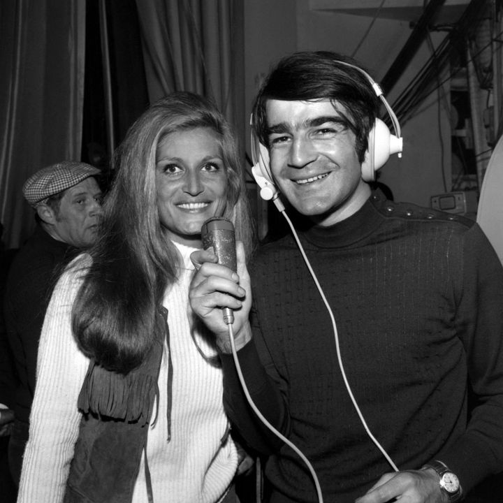 Dalida interviewée par Jean Louis Foulquier pour le "Pop Club" en 1969 l'occasion du Midem (GEORGES GALMICHE / INA)