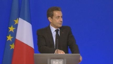 Nicolas Sarkozy en meeting (FTV)