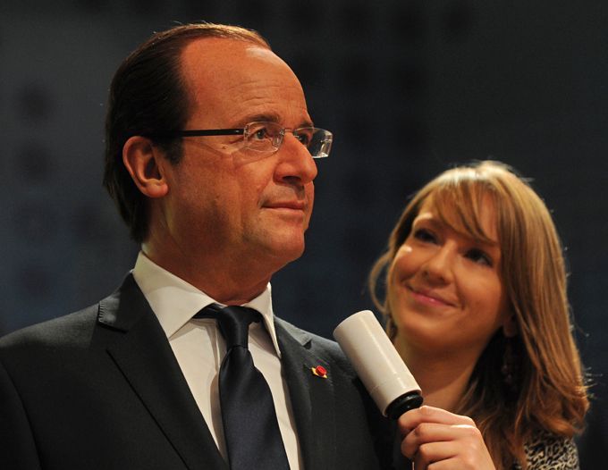 La statue de cire de François Hollande au Musée Tussauds. A s&#039;y méprendre !
 (Carl Court / AFP)