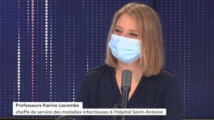 Karine Lacombe le 24 décembre 2020 (Radio France / Franceinfo)