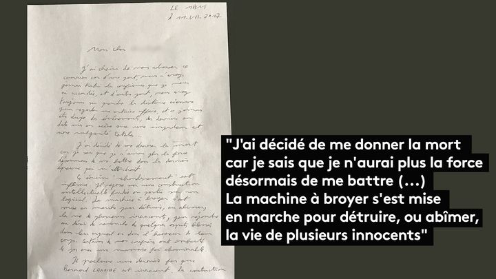 Extrait du courrier signé du juge Lambert, daté du&nbsp;11 juillet 2017. (DR)