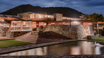 La fondation Taliesin West
 (The Frank Lloyd Wright Foundation Archives (The Museum of Modern Art | Avery Architectural &amp; Fine Arts Library, Columbia University, New York))