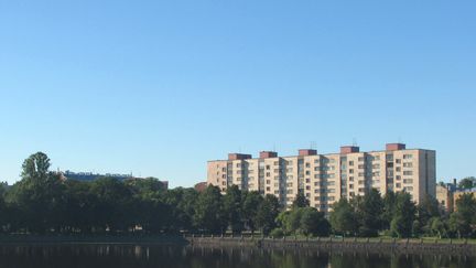 Une vue de la ville de Vyborg, en Russie, le 28 ao&ucirc;t 2005. (KMIT / RIA NOVOSTI)