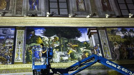 Une réplique de la Chapelle Sixtine à Mexico
 (PEDRO PARDO / AFP)