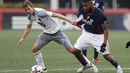 Collin Martin lors d'un match de foot à Foxborough (Etats-Unis), le 25 mars 2017. (USA TODAY SPORTS / REUTERS)