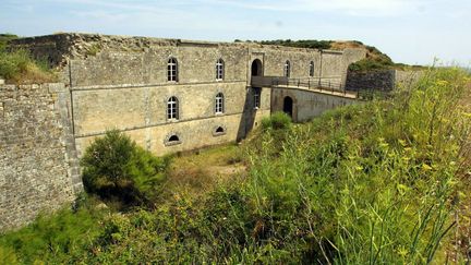 Le fort d'Hoëdic appelé également le fort Louis Philippe est inscrit au site des monuments historiques. (FRANCOIS DESTOC / MAXPPP)