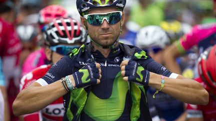 Le cycliste espagnol Alejandro Valverde (JAIME REINA / AFP)