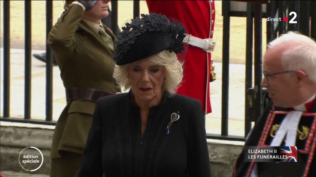 Funérailles d'Elizabeth II : arrivée de Camilla Parker Bowles et la princesse de Galles Kate